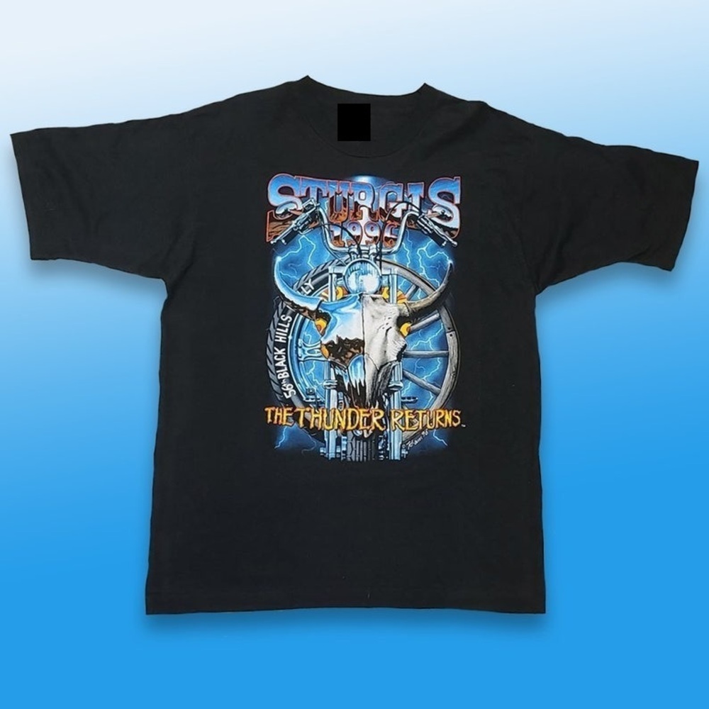 Vintage 90s Sturgis Bike Rally Western Shirt